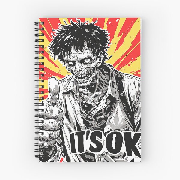 Item preview, Zombie Thumbs Up It's OK Dark Humor Art designed and sold by ChaoticZenStudio.