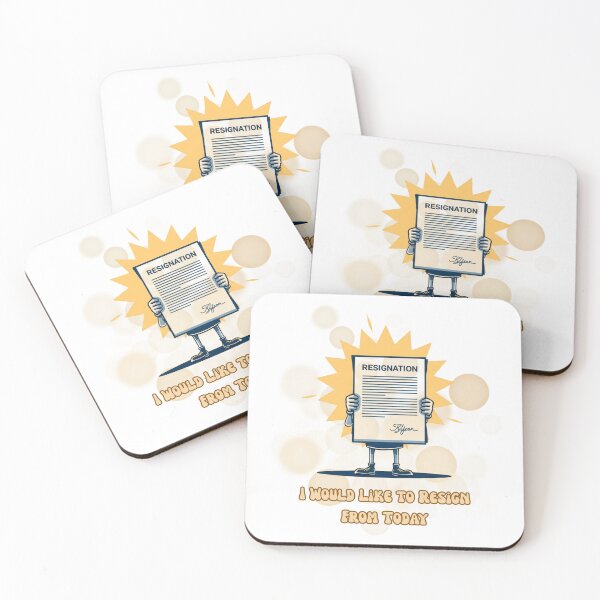 Item preview, I Would Like To Resign From Today Funny Work Burnout Meme designed and sold by iamKRUK.