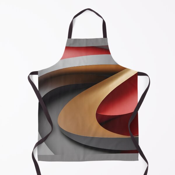 Item preview, Abstract Red Gold Curved Ribbon Luxury Modern Artistic Background Design designed and sold by iiwart.
