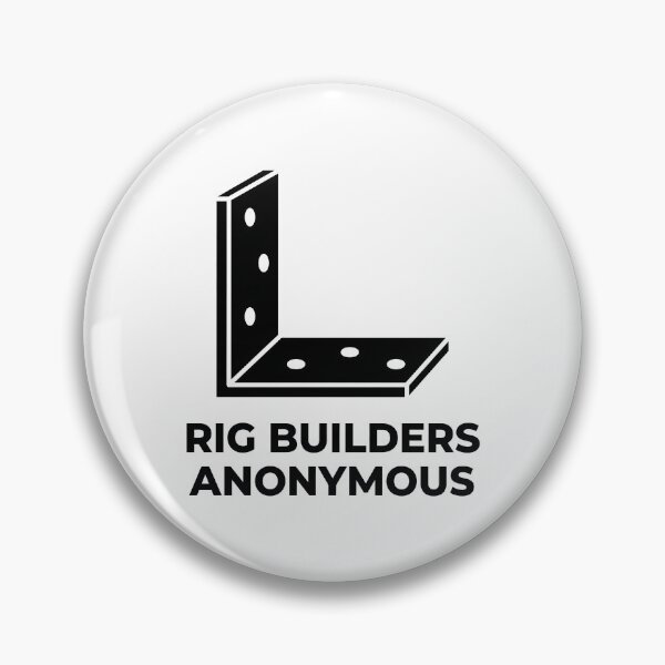Item preview, Rig Builder Anonymous - Sim Racing Humor designed and sold by GarageGraphics.