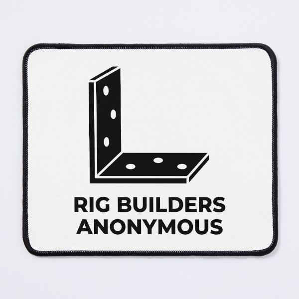 Item preview, Rig Builder Anonymous - Sim Racing Humor designed and sold by GarageGraphics.