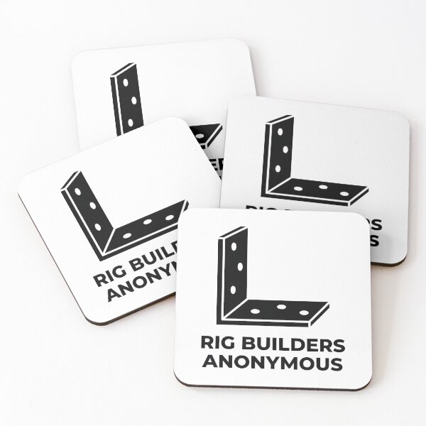 Item preview, Rig Builder Anonymous - Sim Racing Humor designed and sold by GarageGraphics.