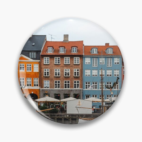 Item preview, Colors of Nyhavn, Orange and blue designed and sold by graziegranata.
