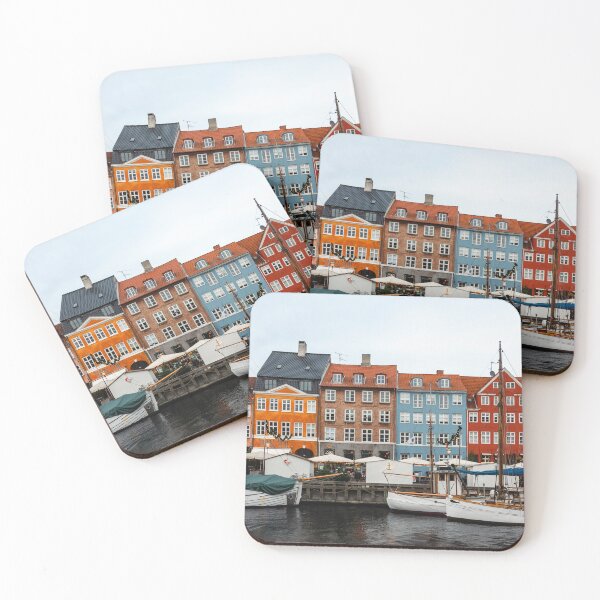 Item preview, Colors of Nyhavn, Orange and blue designed and sold by graziegranata.
