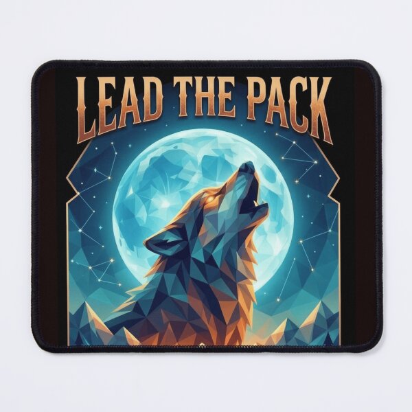Item preview, Wolf Leader – Lead The Pack Alpha Wolf Graphic T-Shirt Design designed and sold by PixeoCreatives.