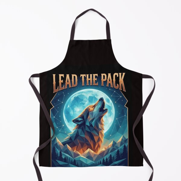 Item preview, Wolf Leader – Lead The Pack Alpha Wolf Graphic T-Shirt Design designed and sold by PixeoCreatives.