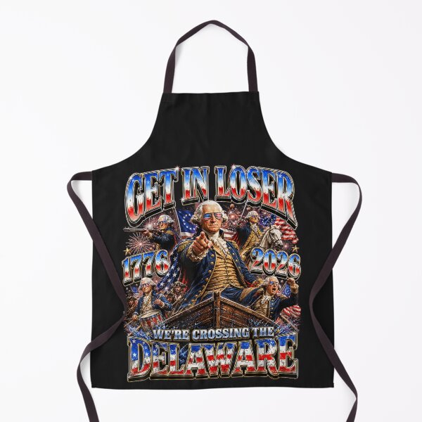 Item preview, Get In Loser We're Crossing The Delaware George Washington American History Patriot designed and sold by GrumpySableye.