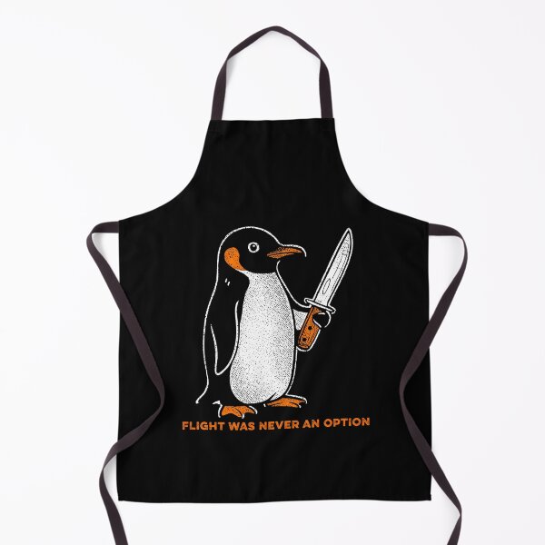 Item preview, Flight was Never an Option Penguin Meme designed and sold by suhairee-studio.