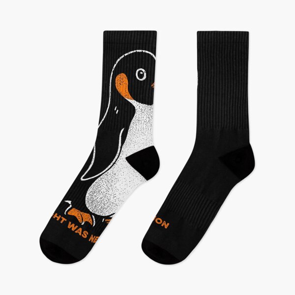 Item preview, Flight was Never an Option Penguin Meme designed and sold by suhairee-studio.