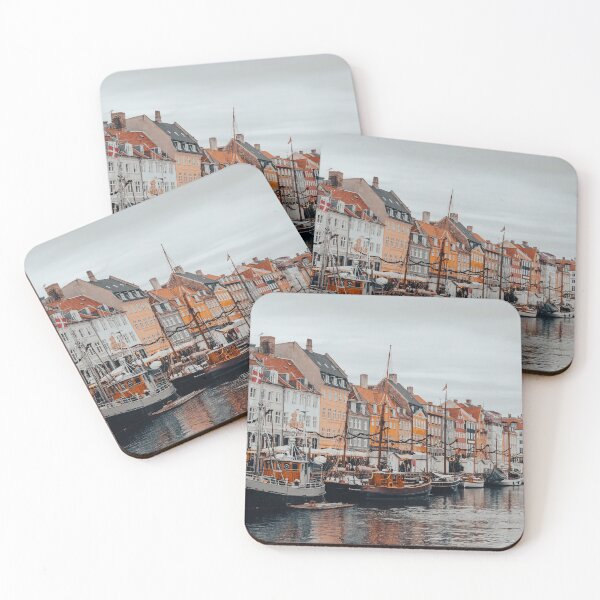 Item preview, Nyhavn on a cloudy day designed and sold by graziegranata.