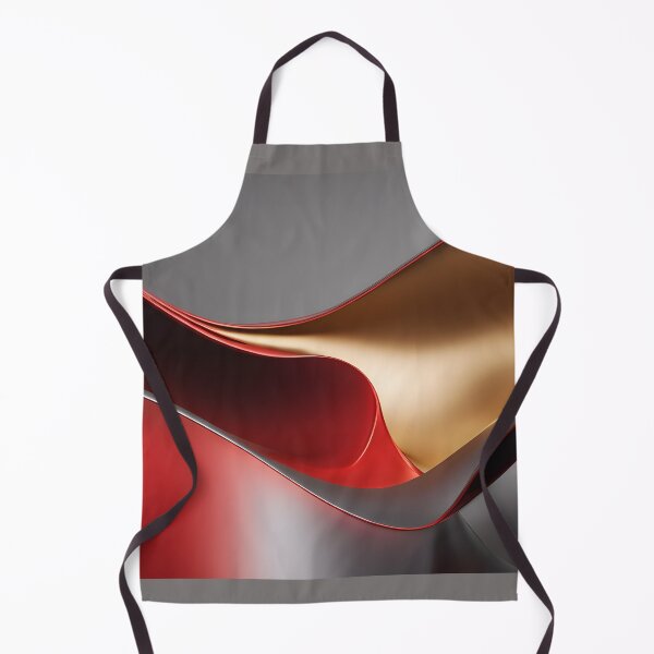 Item preview, Abstract Red Gold Metallic Flow Luxury Wave Background Artwork designed and sold by iiwart.
