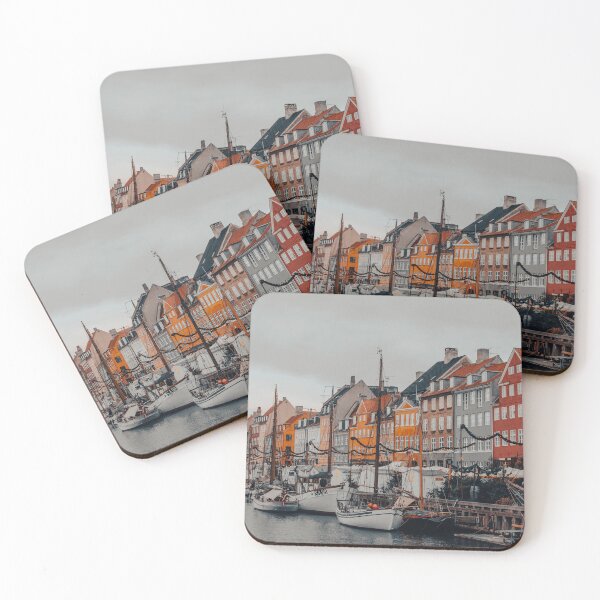 Item preview, Nyhavn on a cloudy day 2 designed and sold by graziegranata.