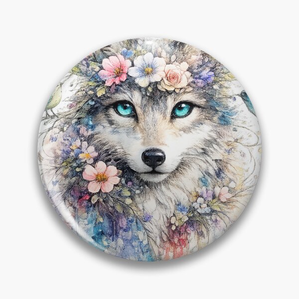 Item preview, Mystic Wolf Blossom Spirit designed and sold by nncreator.