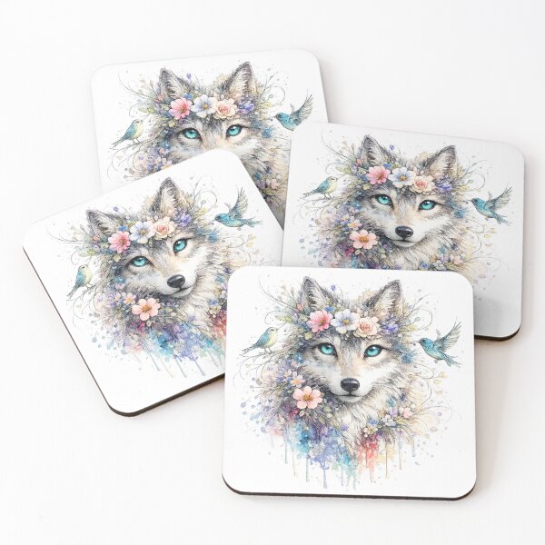 Item preview, Mystic Wolf Blossom Spirit designed and sold by nncreator.