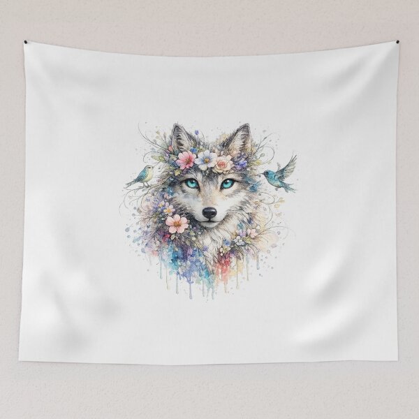 Item preview, Mystic Wolf Blossom Spirit designed and sold by nncreator.