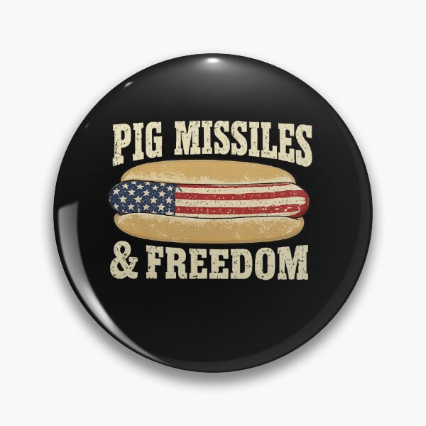 Item preview, Pig Missiles and Freedom 4th of July Patriotic Hotdog designed and sold by VegaPPAr.