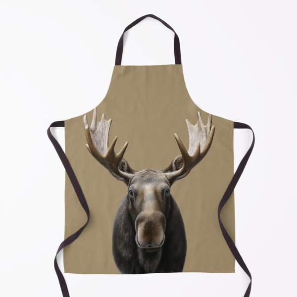 Item preview, Moose WildFace Artwork – Realistic Moose Portrait designed and sold by BROHLine Studio.