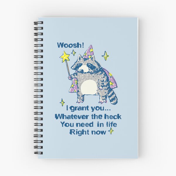 Item preview, Woosh! I grant you what you need raccoon wizard designed and sold by PopcornpunkART.