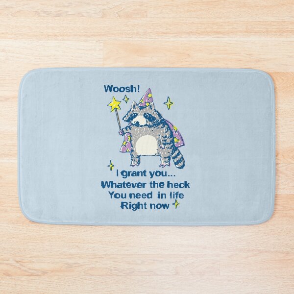 Item preview, Woosh! I grant you what you need raccoon wizard designed and sold by PopcornpunkART.