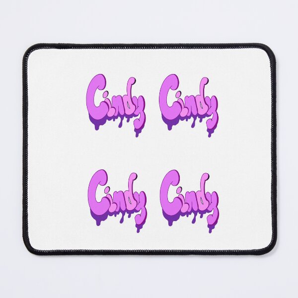 Item preview, Cindy Bold Typography Floral Name Art sticker pack of 4 get the large for best results  designed and sold by Artonmytee.