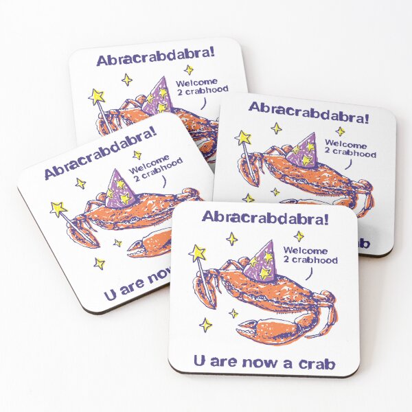 Item preview, Abracadabra You Are Now A Crab designed and sold by PopcornpunkART.