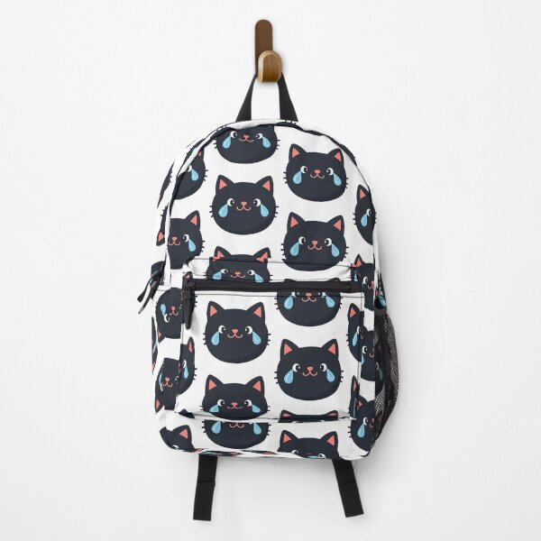 Item preview, Crying black cat - cute emoji designed and sold by Prints by Mat.