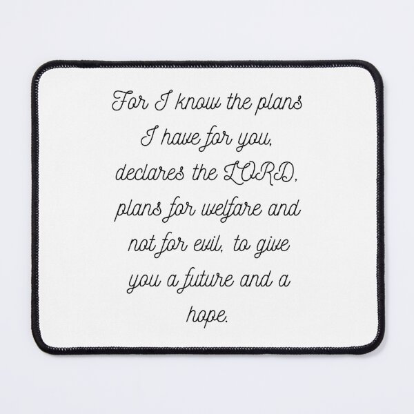 Item preview, Jeremiah 29:11 Minimalist Bible Verse Typography designed and sold by andreavlad.
