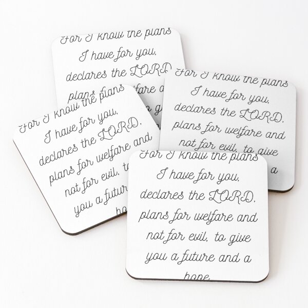 Item preview, Jeremiah 29:11 Minimalist Bible Verse Typography designed and sold by andreavlad.
