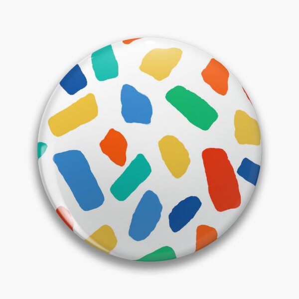 Item preview, Abstract Multicolor Confetti Blobs on White with Playful Party Vibe designed and sold by ArtyFridgees.