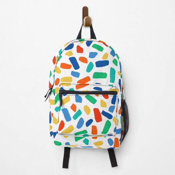 Item preview, Abstract Multicolor Confetti Blobs on White with Playful Party Vibe designed and sold by ArtyFridgees.