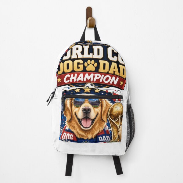 Item preview, World Cup Dog Dad Champion Golden Retriever Kawaii Soccer T-Shirt designed and sold by Ashley critters.