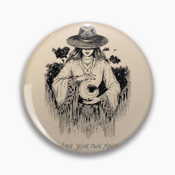 Item preview, Moonlit Celestial Weaver - Boho Witch designed and sold by bapupa.