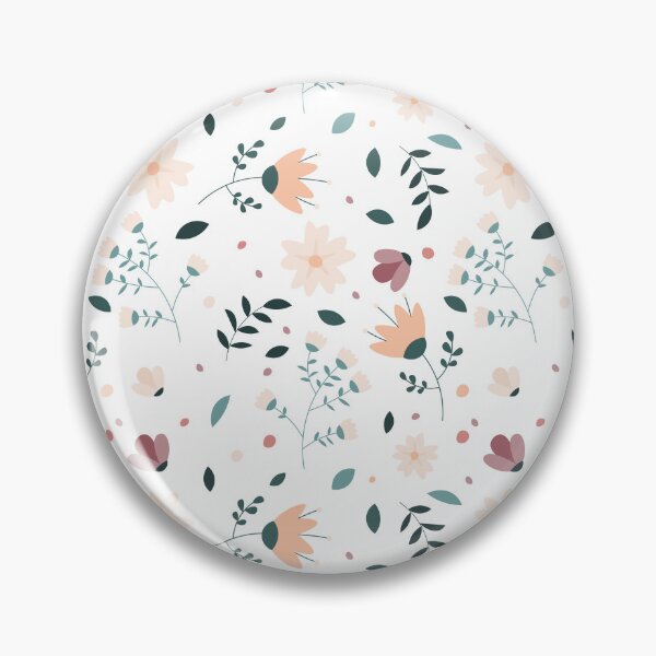 Item preview, Cute Soft Peach and Mauve Ditsy Floral - Dainty Pastel Wildflower Pattern designed and sold by abdallatigle.