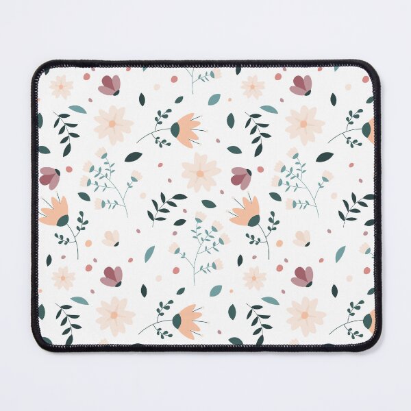 Item preview, Cute Soft Peach and Mauve Ditsy Floral - Dainty Pastel Wildflower Pattern designed and sold by abdallatigle.