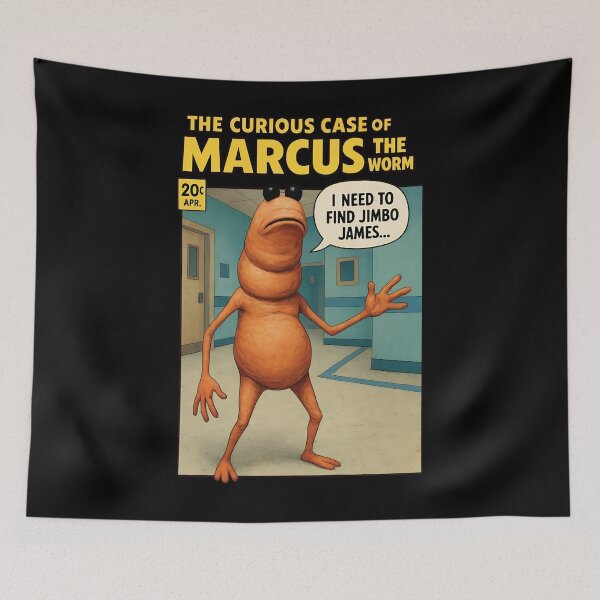 Item preview, Curious Case of Marcuss The Worm  designed and sold by MinimalistMuses.