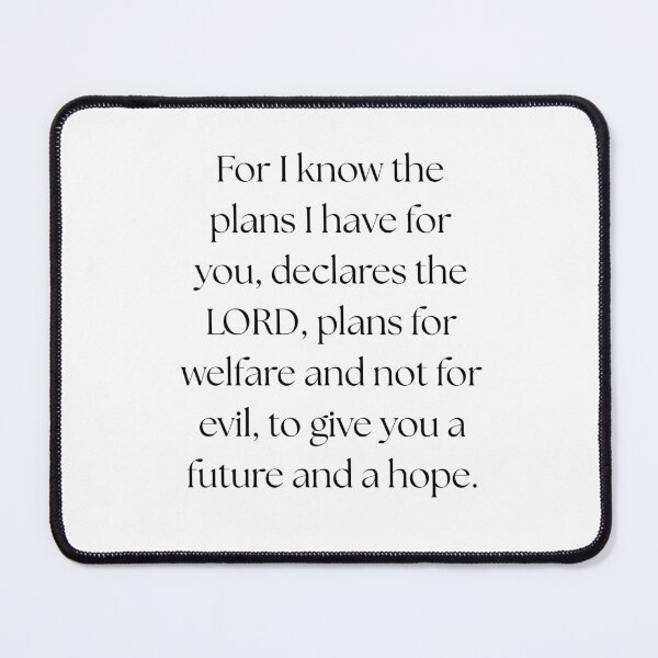 Item preview, Jeremiah 29:11 Minimalist Bible Verse designed and sold by andreavlad.