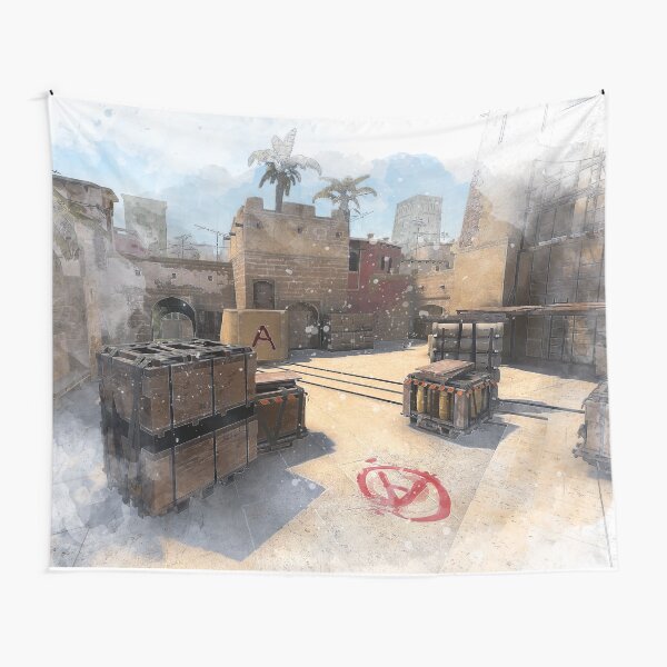 Item preview, Mirage CSGO Poster in Watercolour Poster designed and sold by Naamiko.