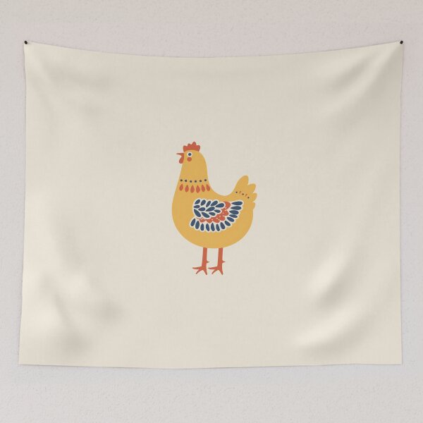 Item preview, Scandinavian Folk Art, Chicken designed and sold by xiao xuans.
