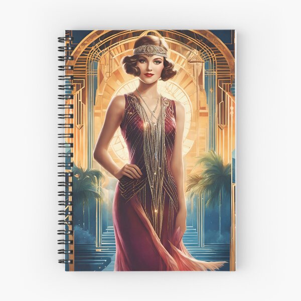 Item preview, Daisy Buchanan - The Great Gatsby & 1920s Art Deco Aesthetic designed and sold by BanaArtbyBB.