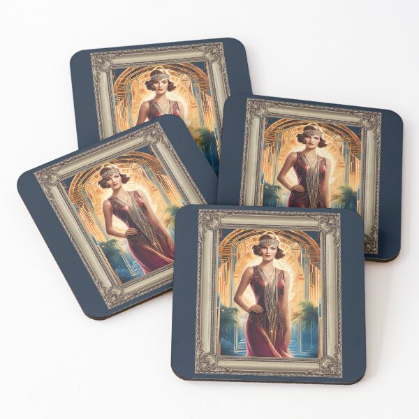 Item preview, Daisy Buchanan - The Great Gatsby & 1920s Art Deco Aesthetic designed and sold by BanaArtbyBB.