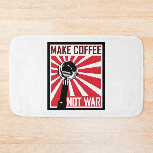 Item preview, Make Coffee Not War Retro Espresso Design designed and sold by Macias123.