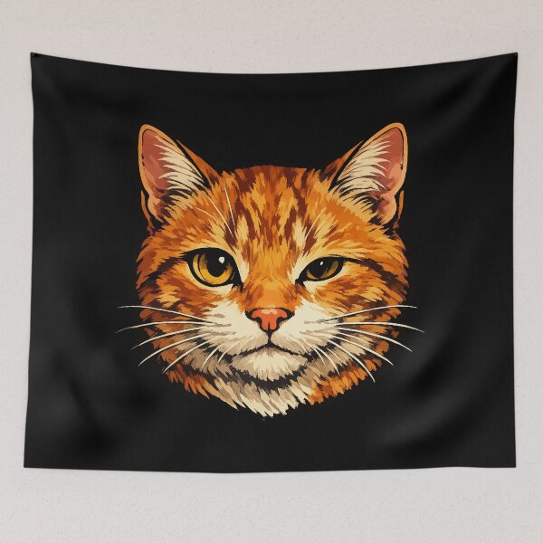 Item preview, Inquisitive Orange Tabby Cat designed and sold by taiche.
