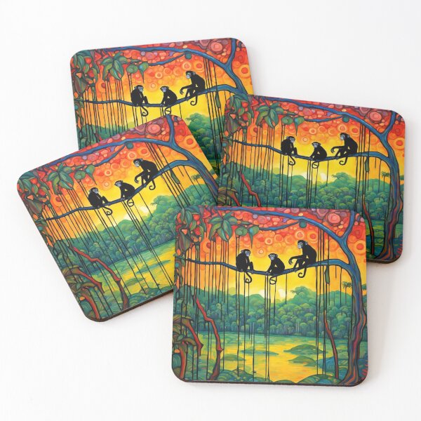 Item preview, Spider Monkeys on branch designed and sold by George Hutton Hunter.