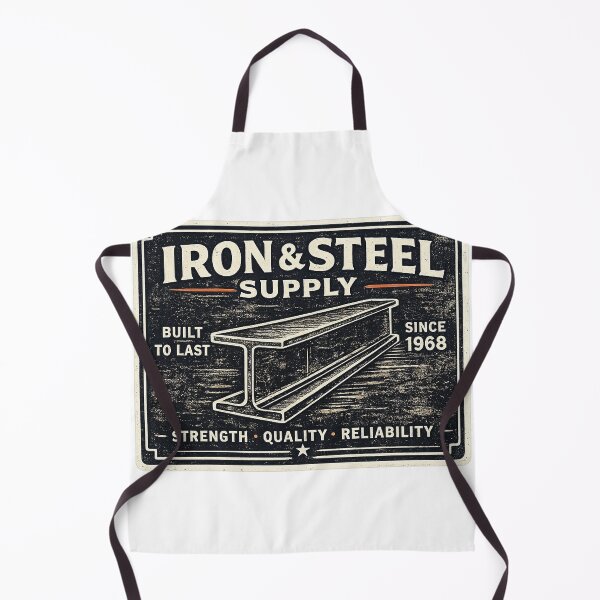 Item preview, Iron & Steel Supply Vintage Shirt — Welder Ironworker Retro Badge Tee designed and sold by UrbanPrintVibes.