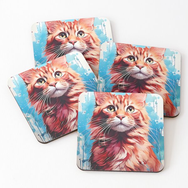 Item preview, artistic water color cat designed and sold by ToxicInkArt.