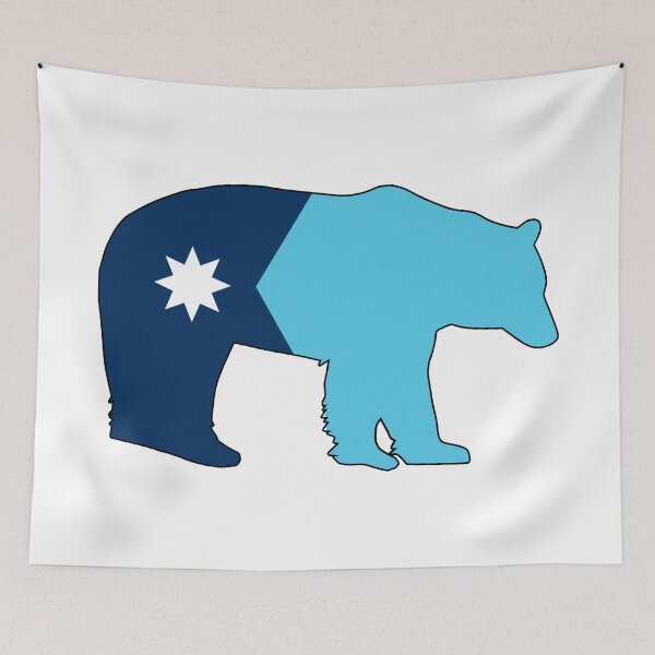 Item preview, Minnesota Flag Bear designed and sold by Esskay Designs.