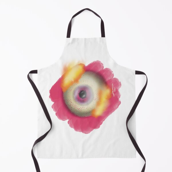 Item preview, A burning eye against a pink background designed and sold by mousse-tache.