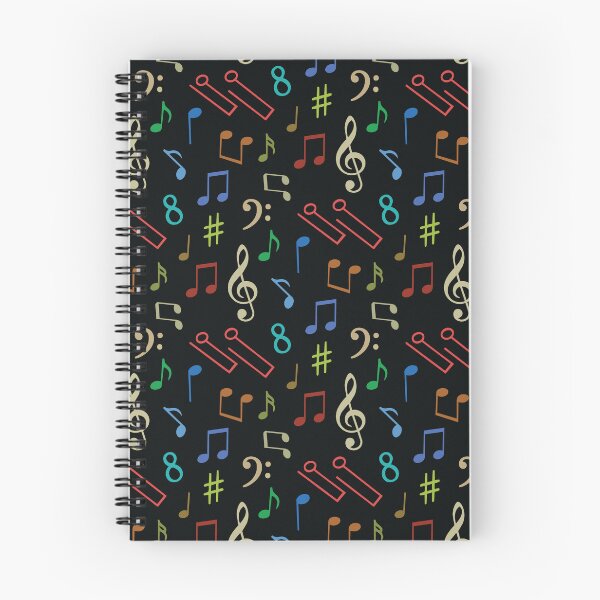 Item preview, Colorful Music Notes Seamless Pattern designed and sold by Creative Owlet.
