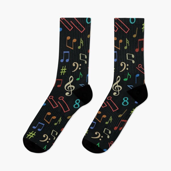 Item preview, Colorful Music Notes Seamless Pattern designed and sold by Creative Owlet.