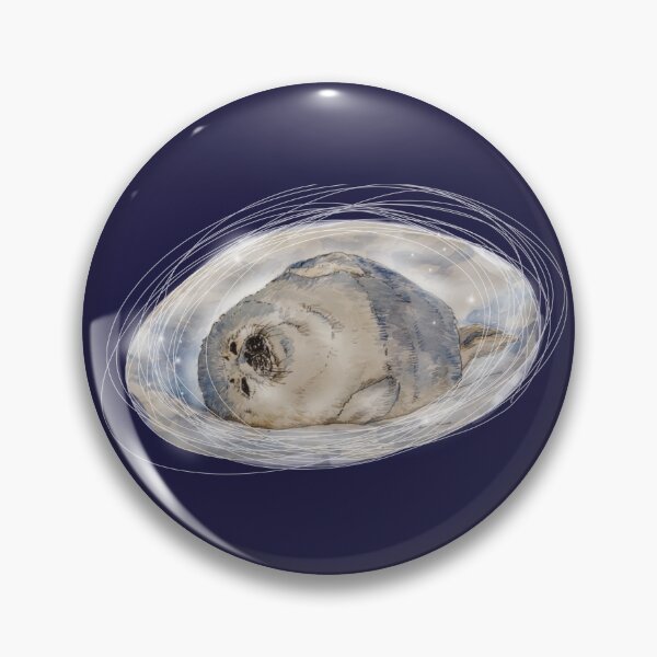 Item preview, Watercolour baby seal painting  designed and sold by NinaHalfNinja.